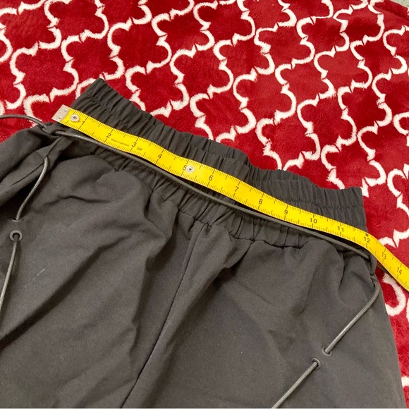 Maniere de Voir black lace up bondage joggers - Picture 7 of 15